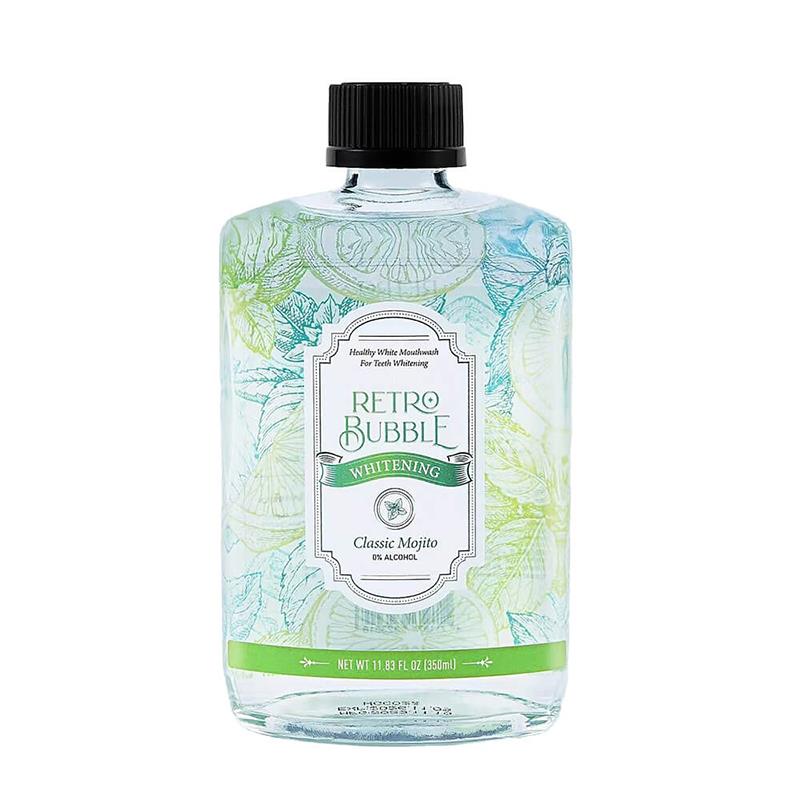 【RETRO BUBBLE】乳鐵亮白草本漱口水350ml-經典Mojito