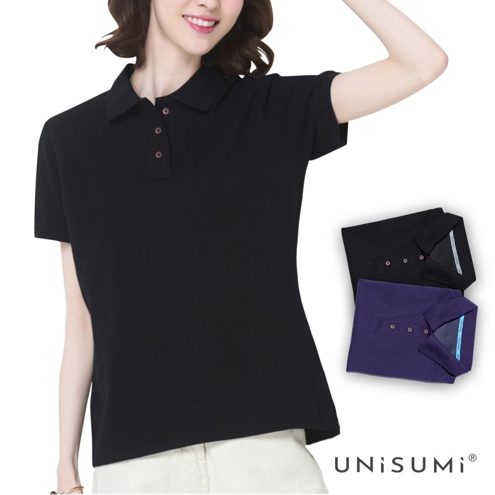 【市集限定】 UNISUMI  _ 高機能涼感立領POLO衫-女款｜英國專利異味消除技術