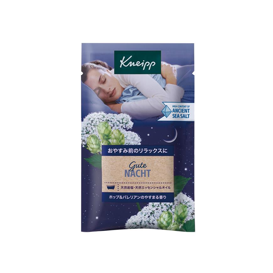 56折起【提升睡眠品質】↘Kneipp克奈圃 啤酒花＆纈草好眠鹽泉浴鹽50g【任6入$399】