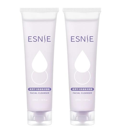 【Esnie伊絲妮】輕潤芋淬-胺基酸潔顏霜100ML x2