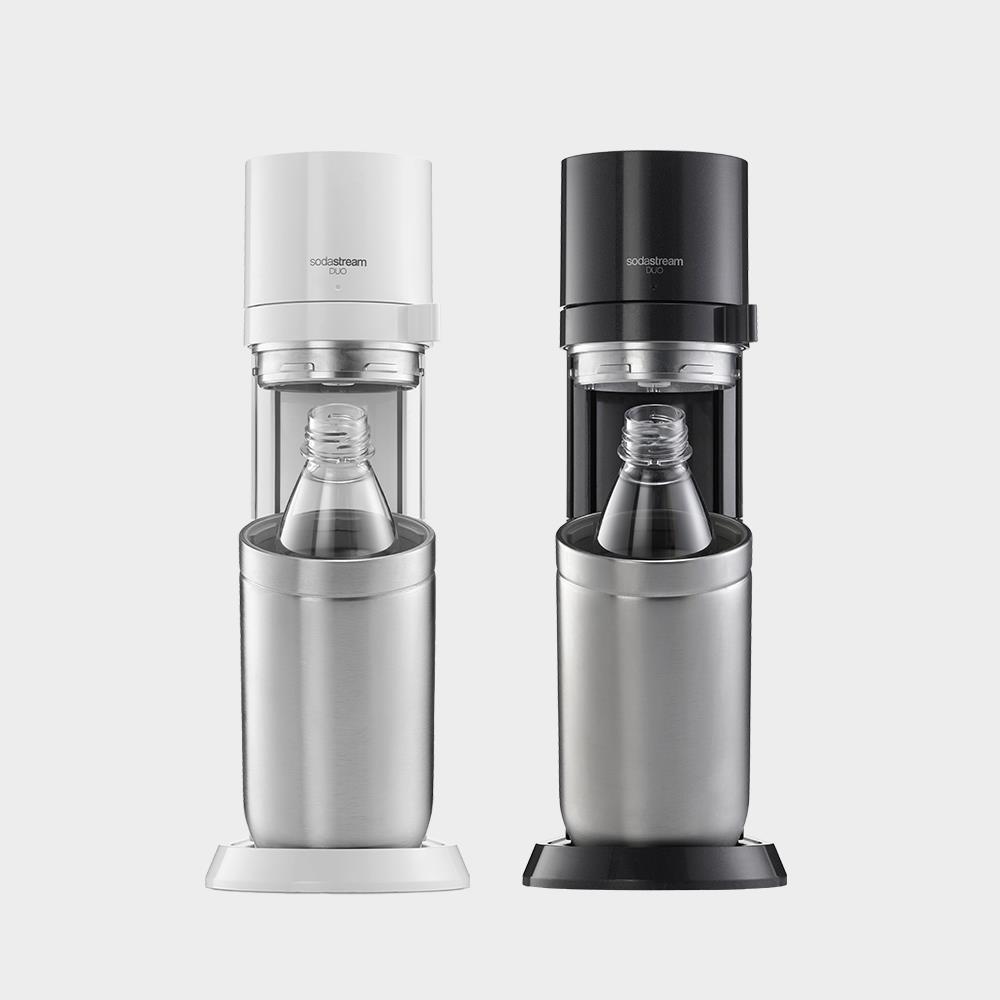 【限量福利品】SodaStream DUO 快扣機型氣泡水機 (太空黑/典雅白)