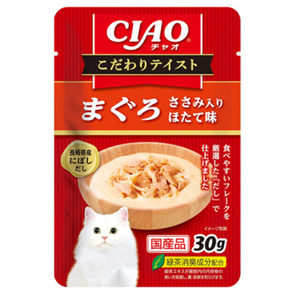 【INABA寵物食品】極致餐包(鮪魚 雞肉 干貝)(30g)