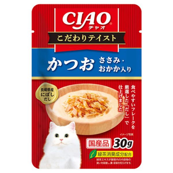 【INABA寵物食品】極致餐包(鰹魚+雞肉+柴魚片)(30g)