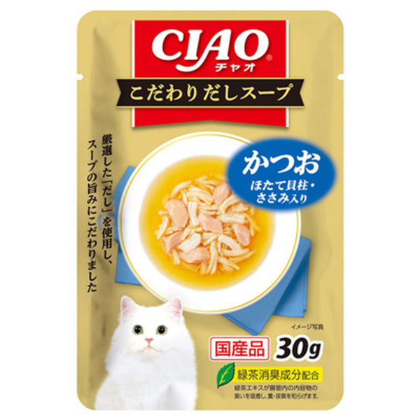 【INABA寵物食品】極致餐包(鰹魚 干貝 雞肉)(30g)
