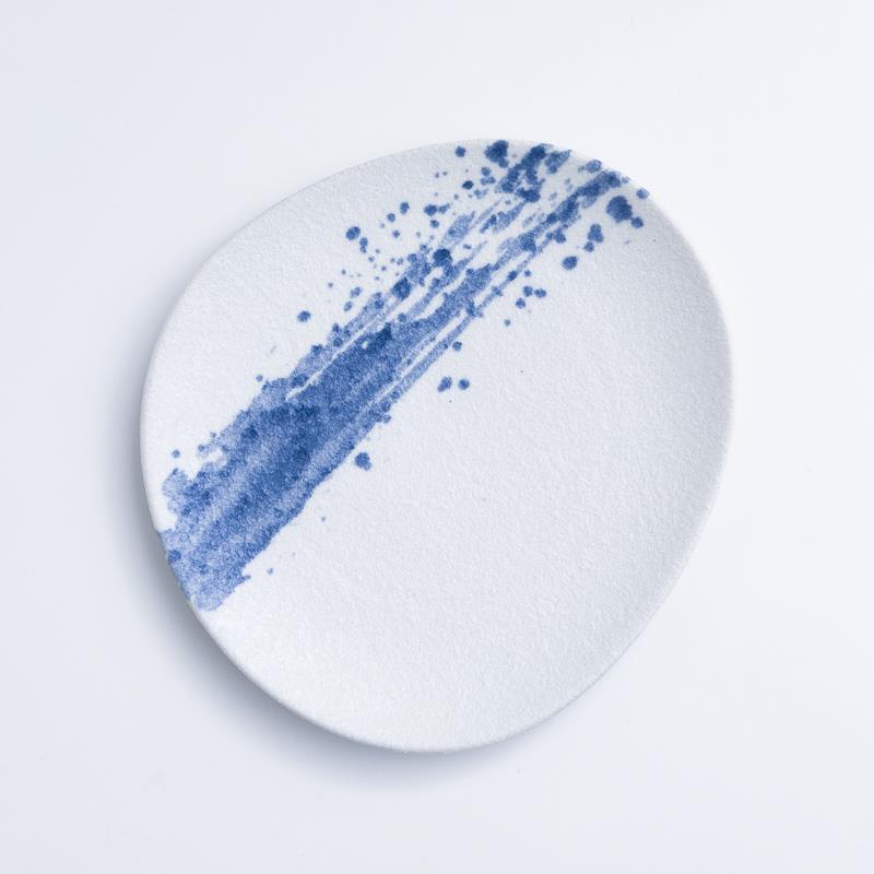 Ice Crack 23cm Ceramic Plate