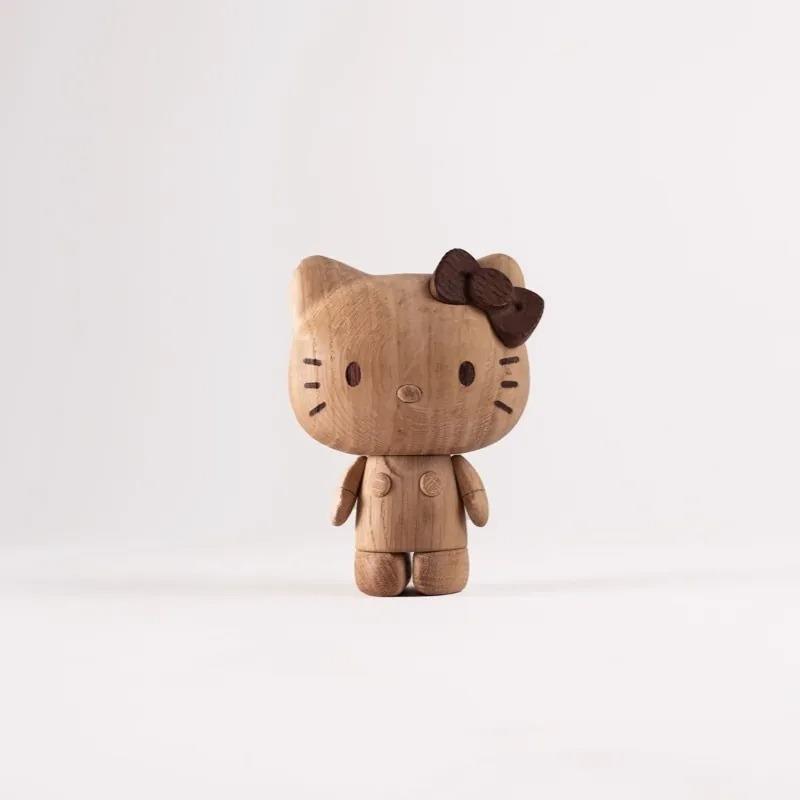 【丹麥 Boyhood】Hello Kitty凱蒂貓造型橡木擺飾-廠商直送