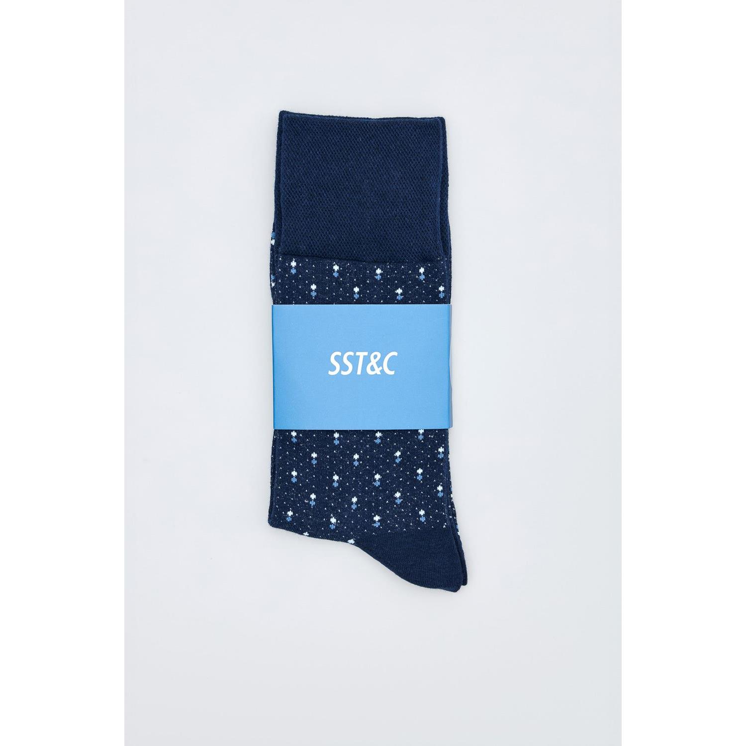 SST&C 幾何紳士襪｜3312404006