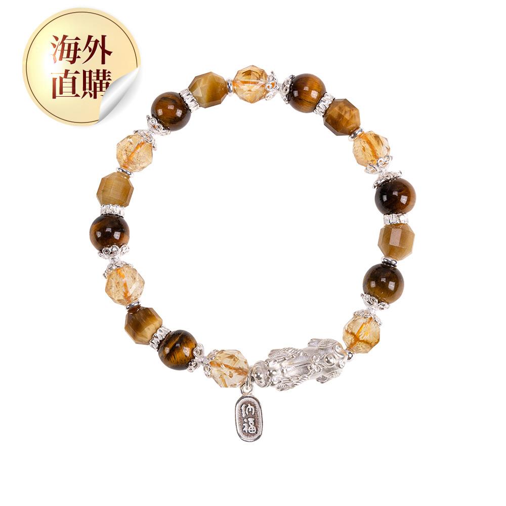 豐財純銀貔貅黃虎眼手鍊（限海外直購）Bracelet