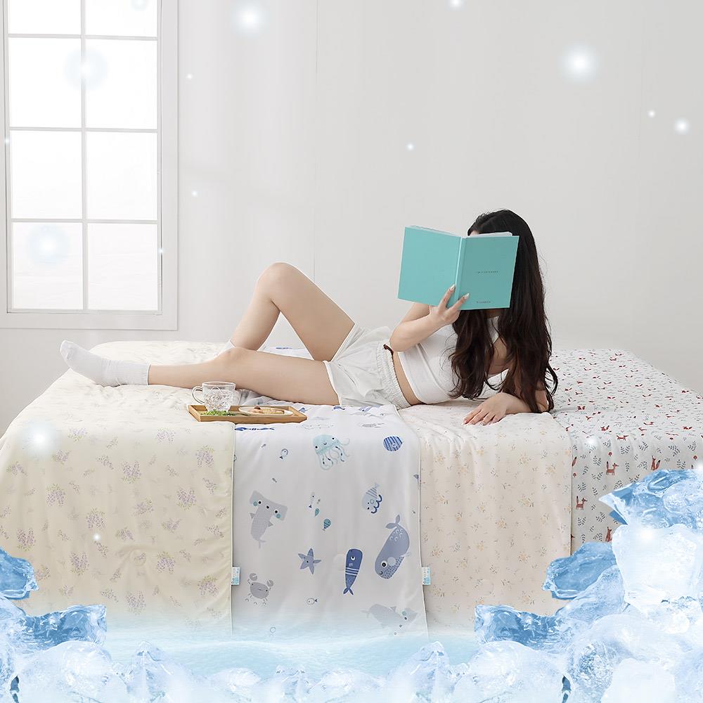 ICE BABY冰寶貝 / 極凍涼感印花冰寶涼被(150x200cm) / 多款任選 / HOYACASA