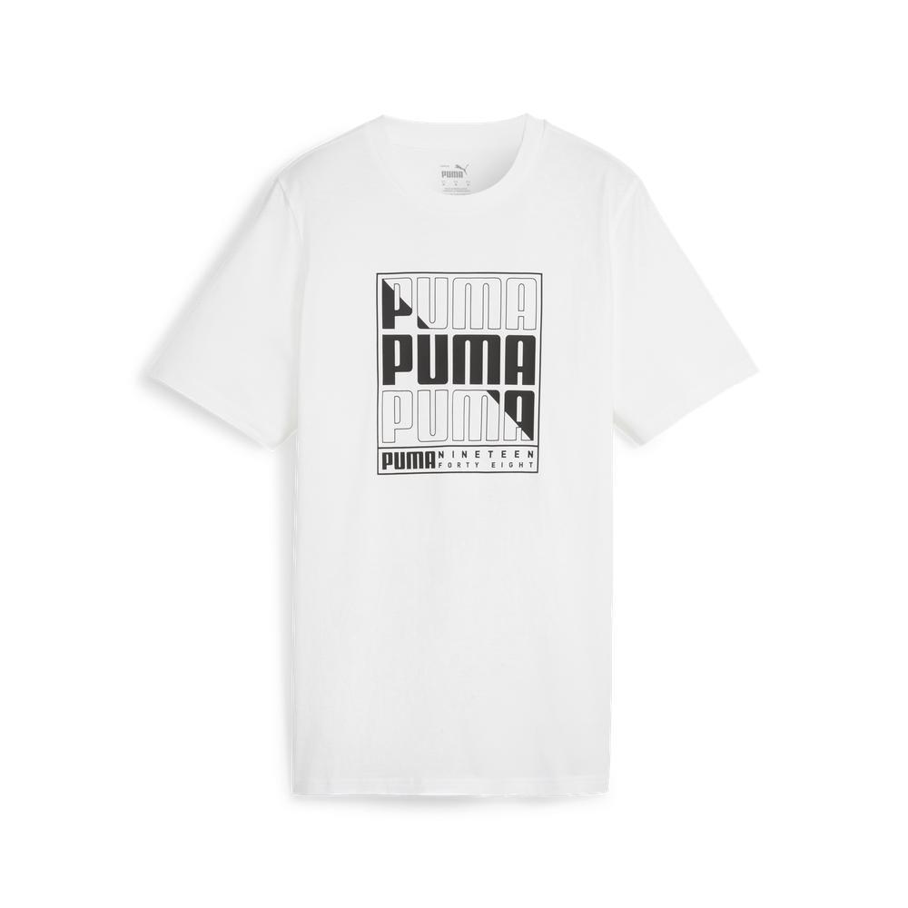 PUMA 基本系列PUMA Box短袖T恤 男性