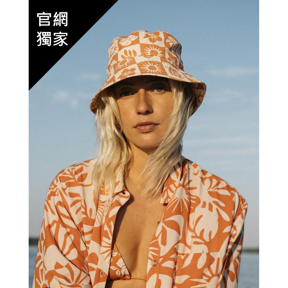 【BILLABONG】Bucket Hat 戶外運動帽 夕陽橙(ABJHA00250241)