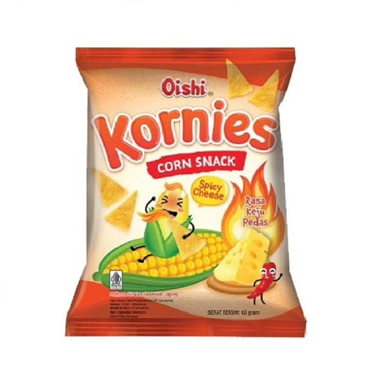 【Oishi】Oishi辣起司風味玉米脆片(60g*1/包)