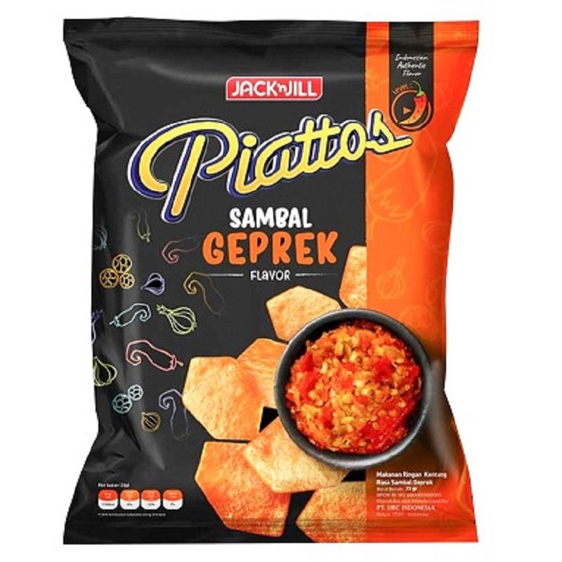 【Piattos】Piattos香辣大蒜風味脆片(68g*1/包)