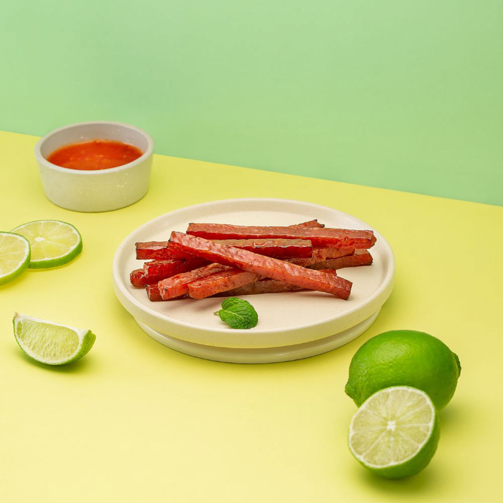 【萬味軒肉乾】中華直棒泰式檸檬肉乾(航空包)(330g)(效期至2025/12/28)