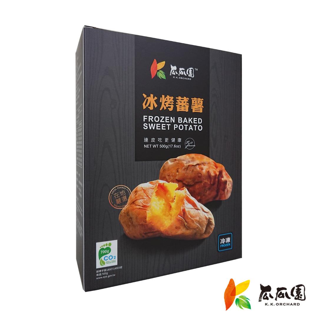 【冷凍店取-瓜瓜園】冰烤地瓜500g(盒)(500g/盒)