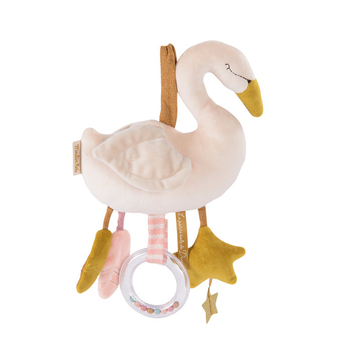 法國 Moulin Roty 小小舞蹈學校系列-天鵝懸掛玩偶 32cm