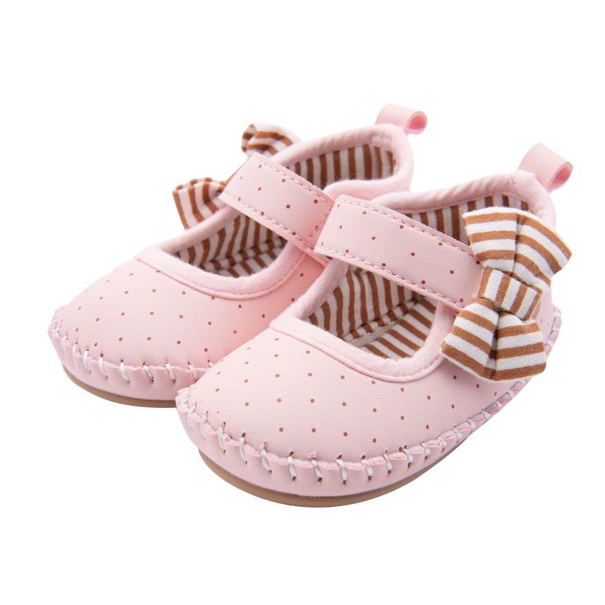 【NikoKids】軟Q底手工縫製學步鞋/娃娃鞋(SG611)【柔軟舒適室內室外皆宜】