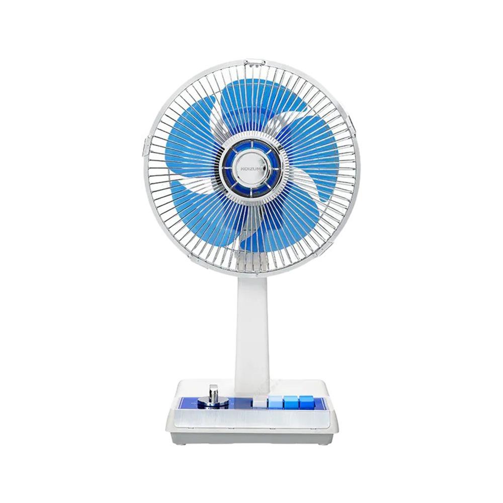 日本KOIZUMI 10吋復古電風扇 (藍白款)