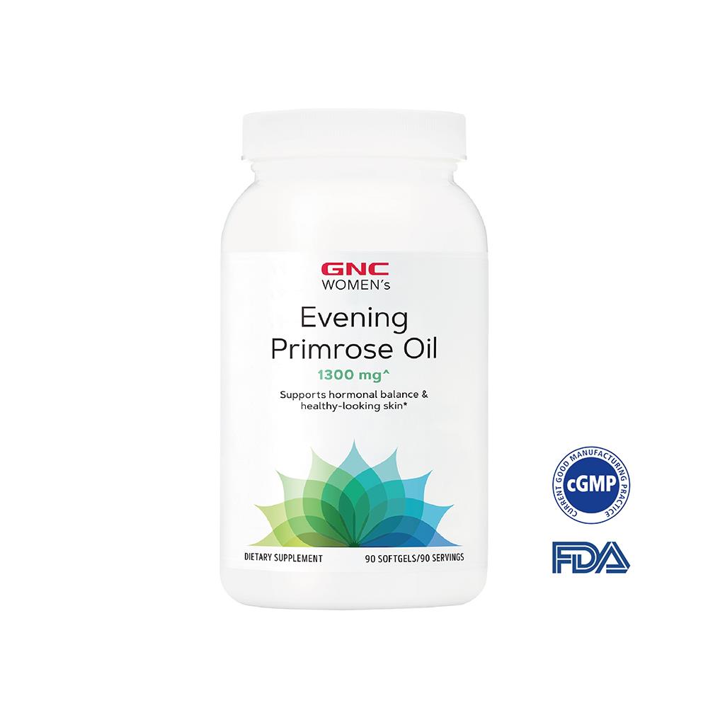月見草油(90粒/瓶) (商品效期 2026/6/1)｜GNC WOMEN'S Evening Primrose Oil