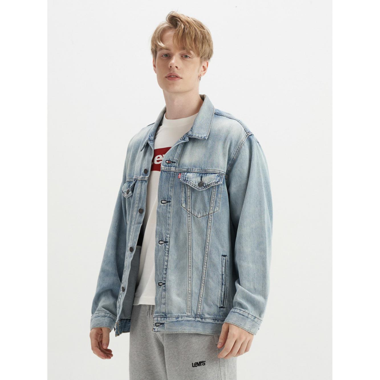 Levi’s® 男款寬鬆TYPE III 三代丹寧牛仔外套 熱賣單品