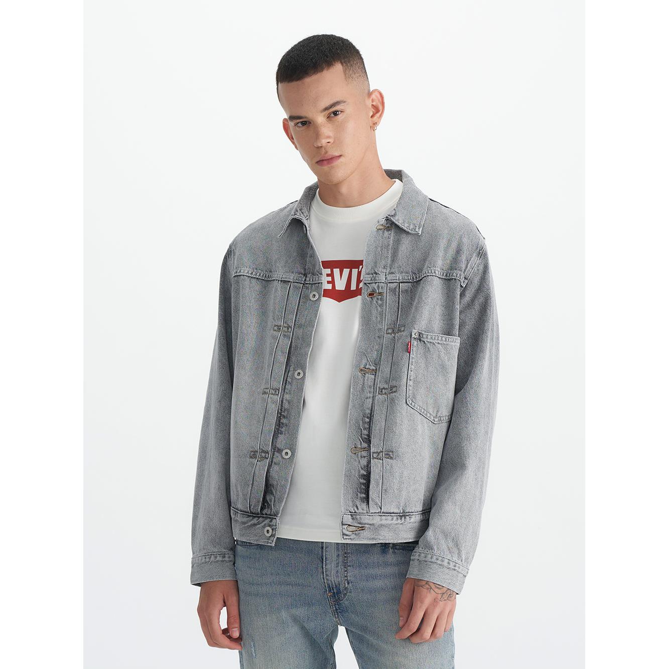 Levi’s® 男款 Type1復古寬鬆版型外套 牛仔外套 熱賣單品