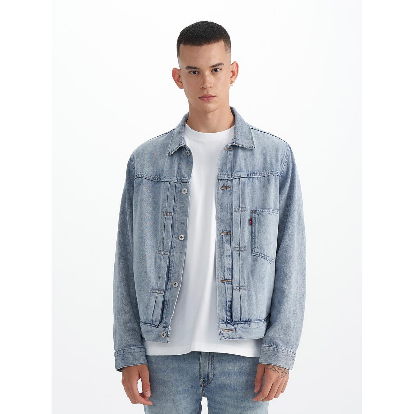 Levi’s® 男款 Type1復古寬鬆版型外套 牛仔外套 熱賣單品