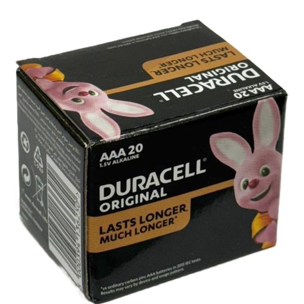 【Duracell】金頂鹼性電池4號 20入盒裝(20粒x1)