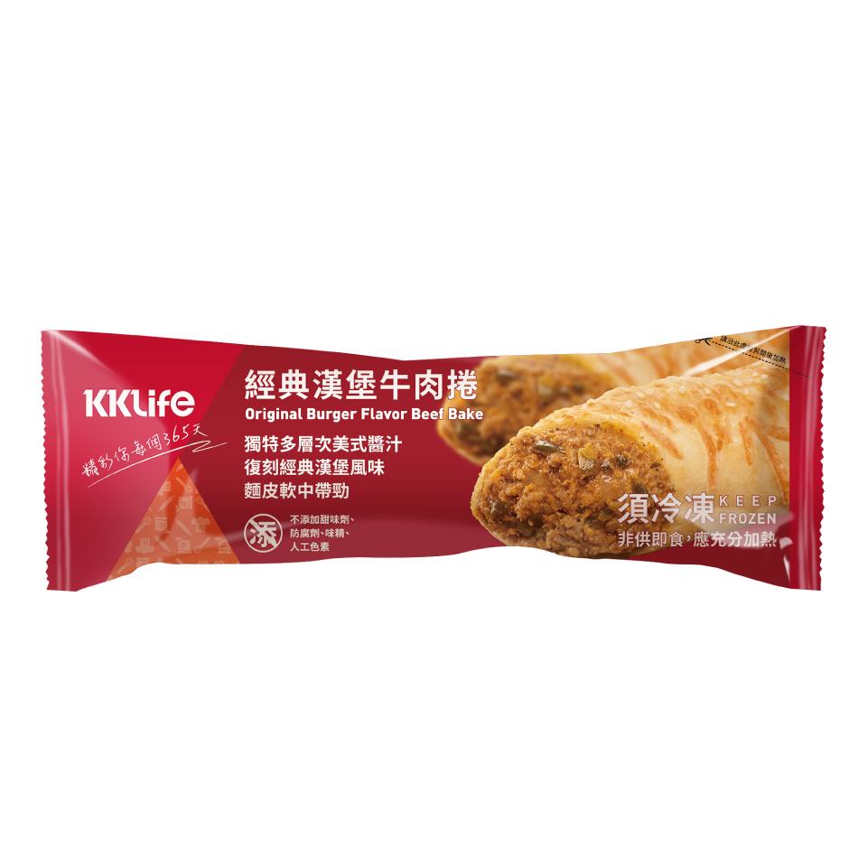 【冷凍店取KKLife】經典漢堡牛肉捲(180±10g/條;1條/包)