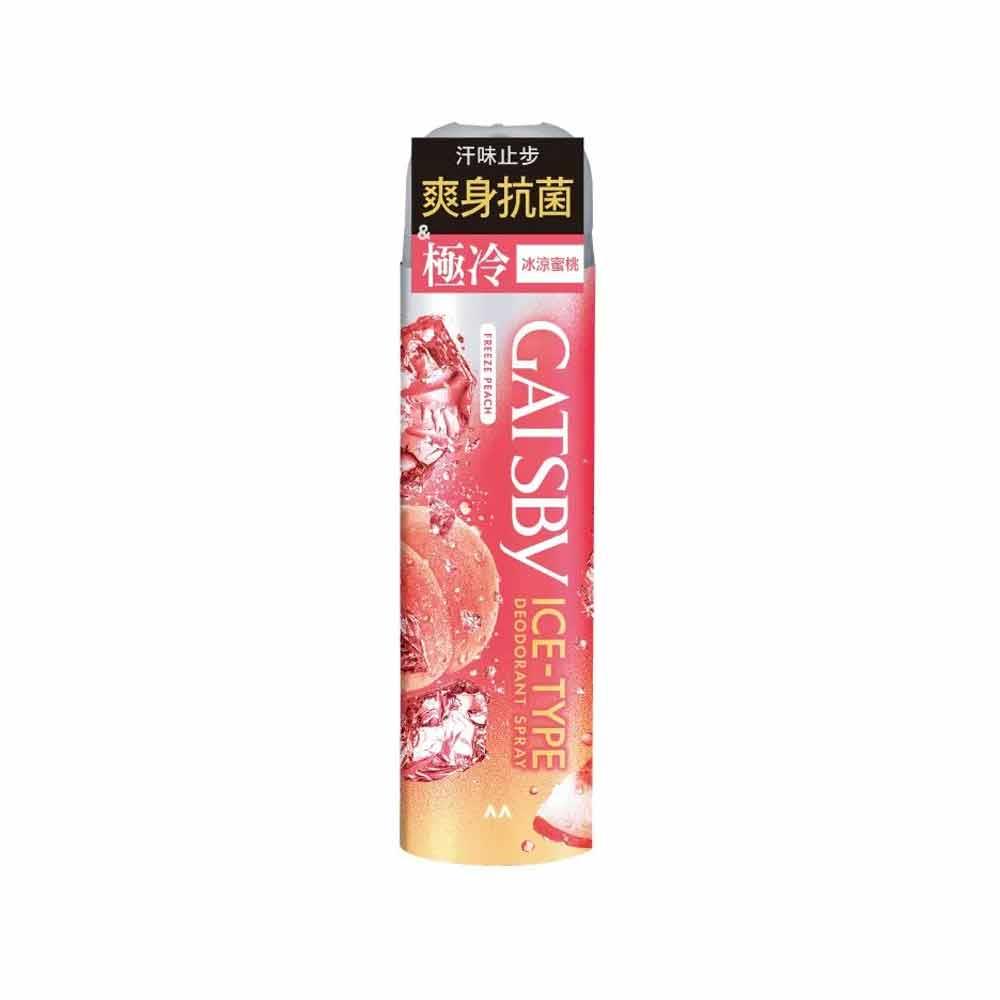 GATSBY冰漩爽身噴霧 冰涼蜜桃216ml