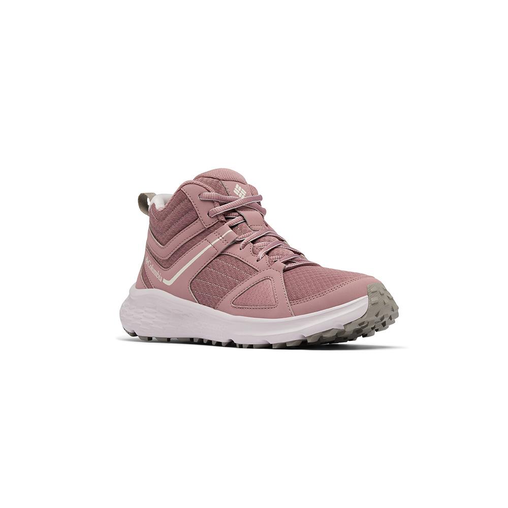 Columbia哥倫比亞 女款-防潑水高筒休閒健走鞋暗粉紅 - NOVO TRAIL™ MID UBL69310DU/IF