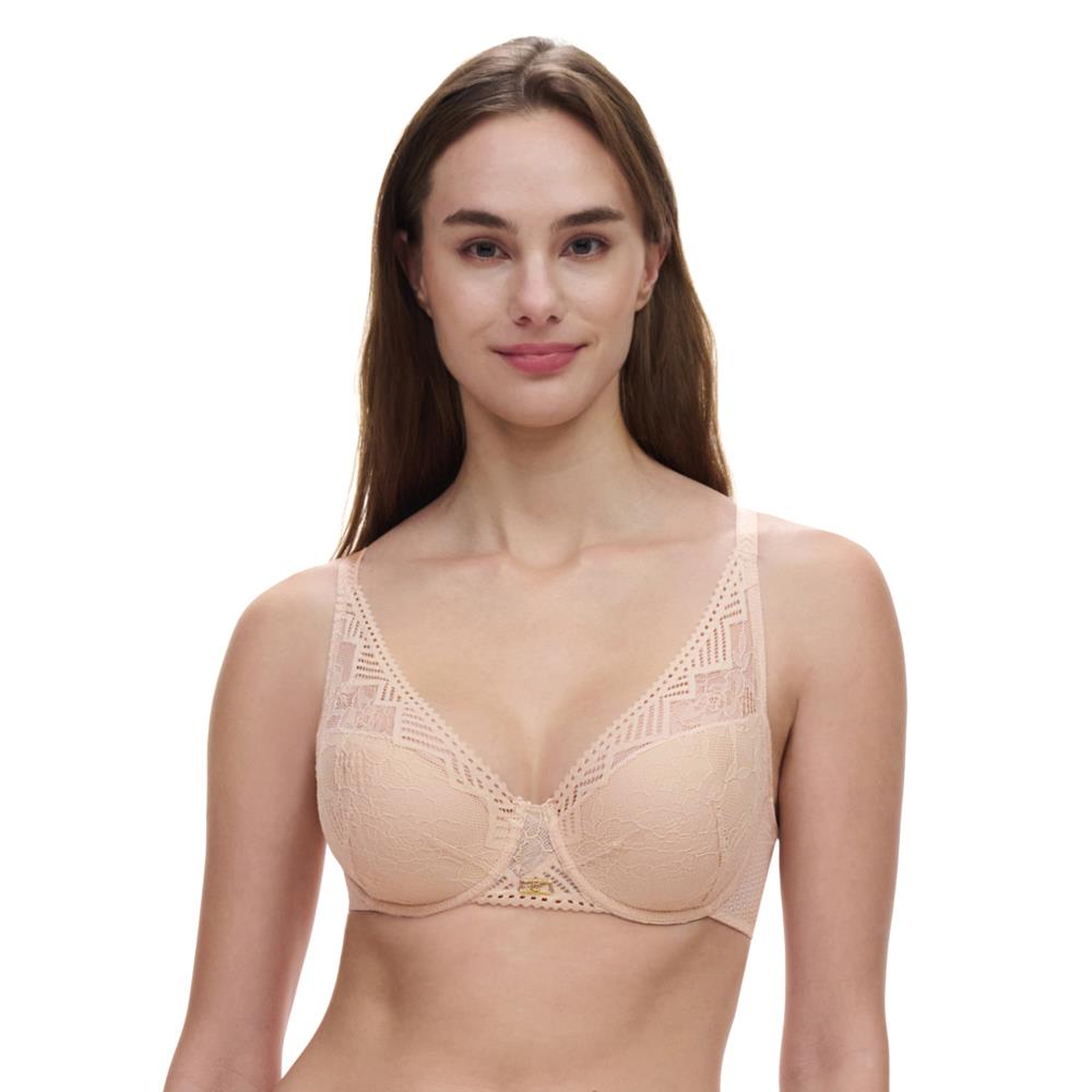 【Chantelle】深V Spacer T-Shirt Bra 內衣>BCD罩杯>粉膚色(13XND_01N)【Origins】