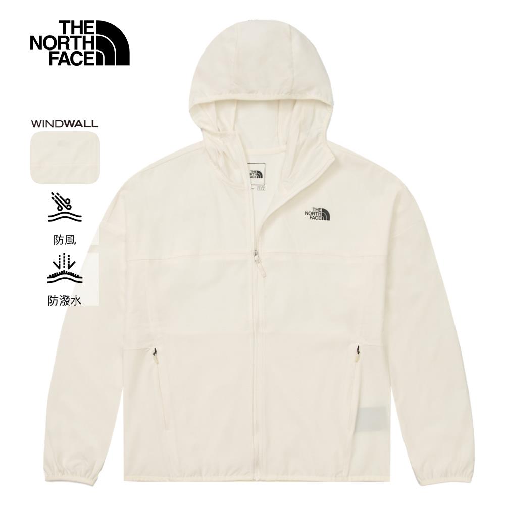 The North Face北面女款UPF白色防潑水防曬防風外套｜7WCP4HP