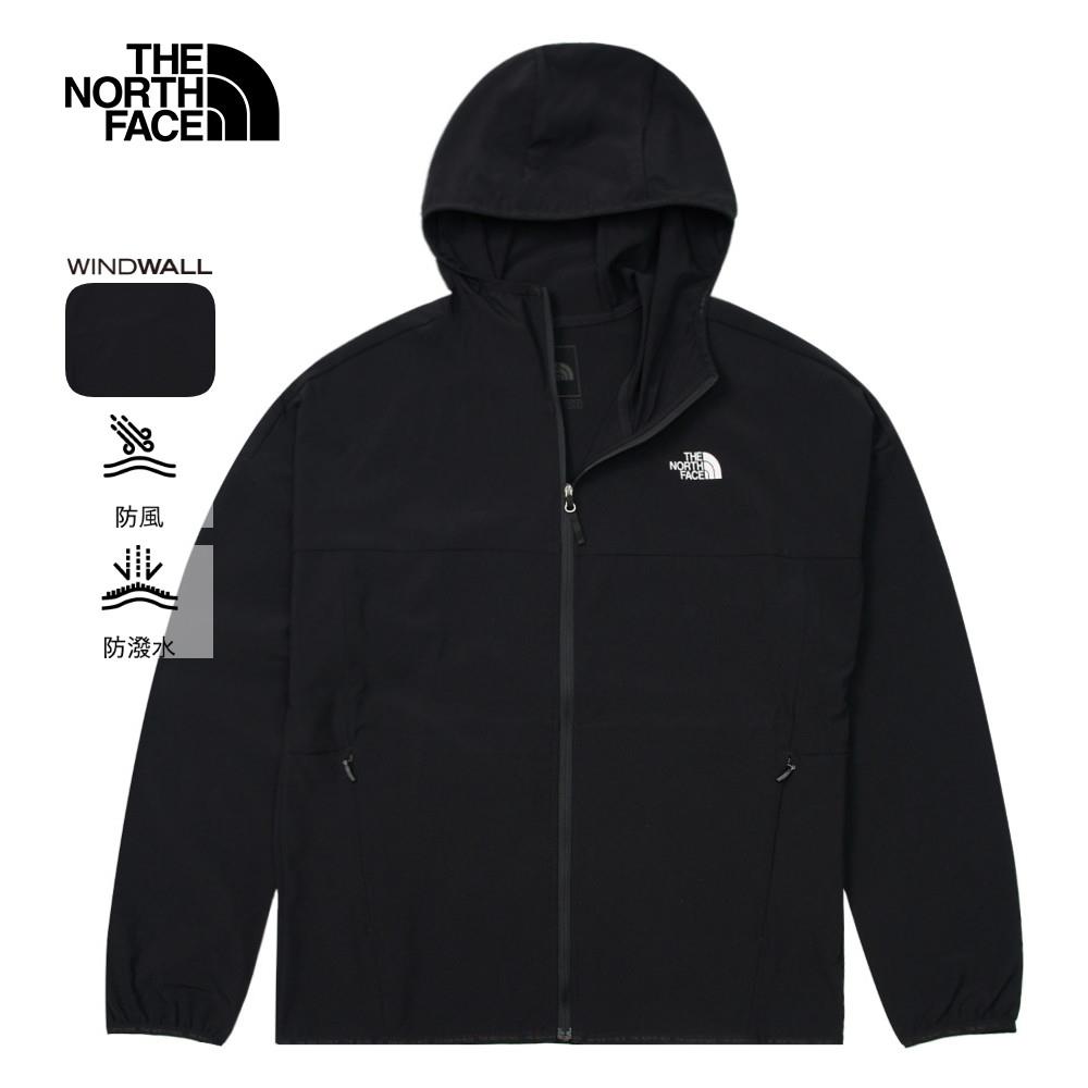 The North Face北面女款UPF黑色防潑水防曬防風外套｜7WCPJK3