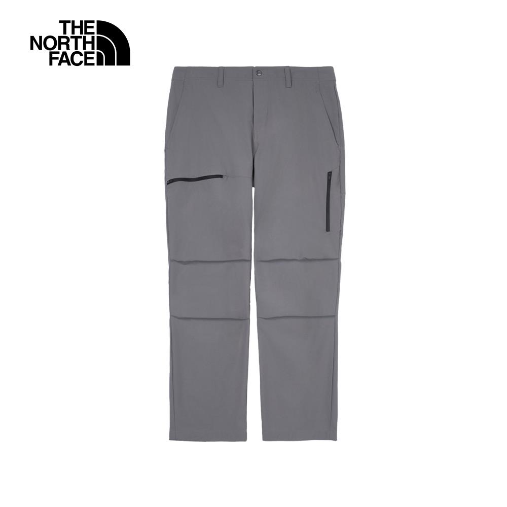 The North Face北面男款灰色防潑水多口袋戶外徒步褲｜8AZ40UZ