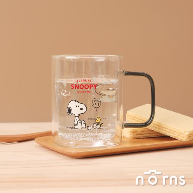 Peanuts史努比耐熱玻璃杯- Norns Original Design 雙層玻璃杯 杯子 水杯