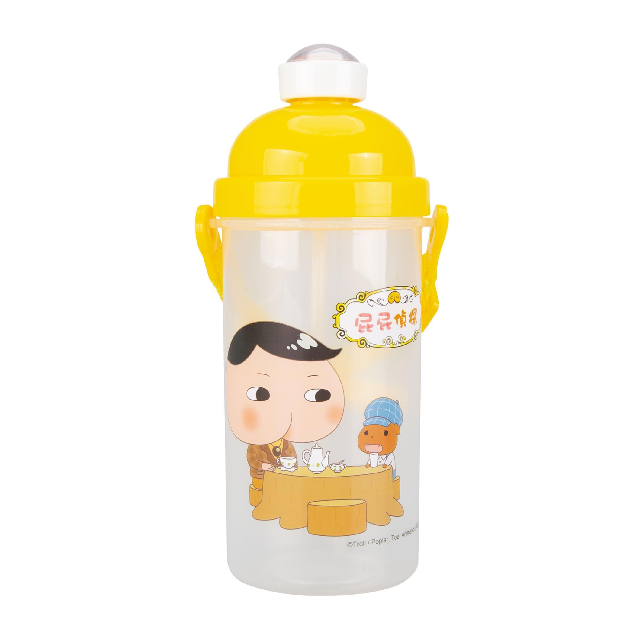 屁屁偵探-彈跳水壺550ml-圖案 出貨