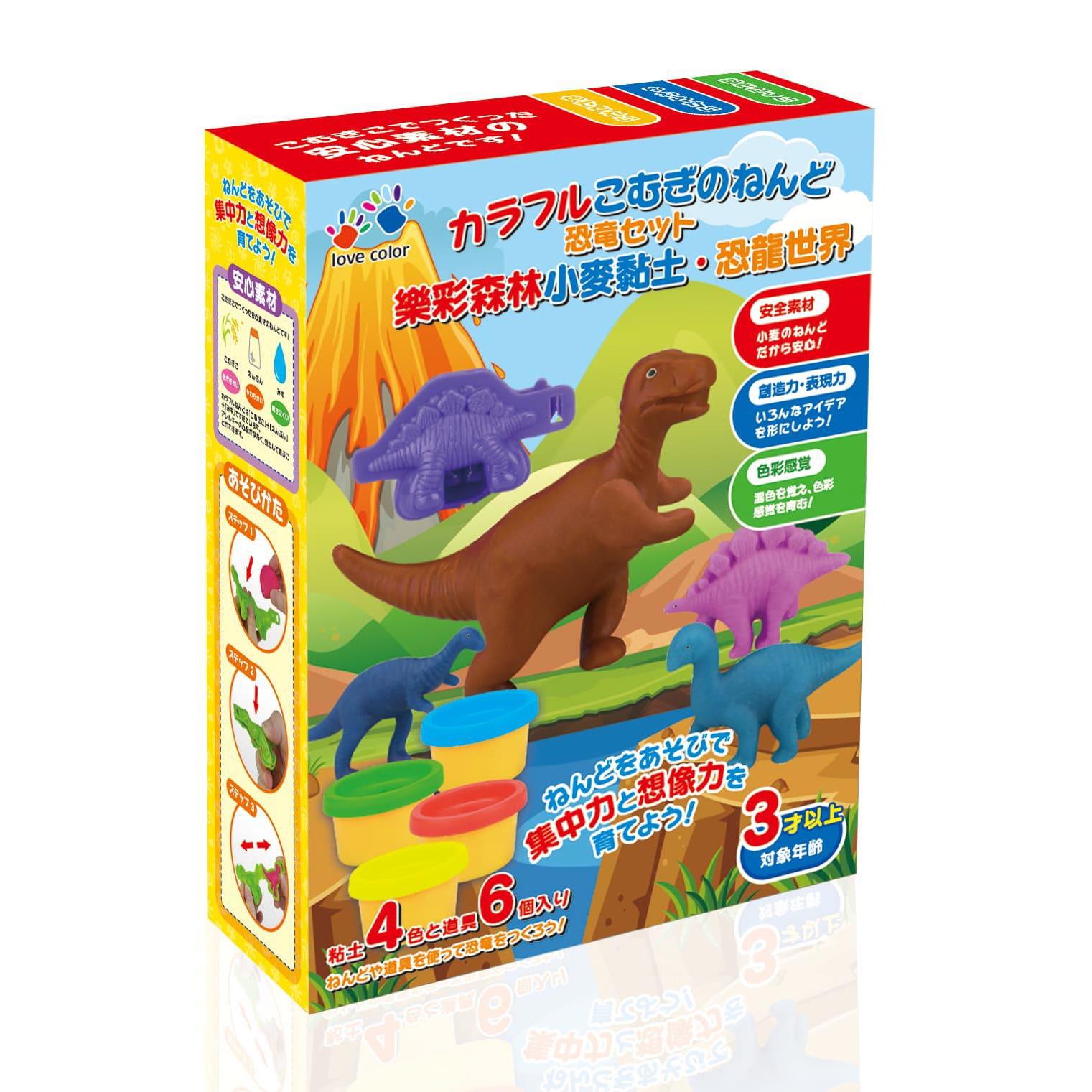 樂彩森林 小麥黏土-恐龍世界