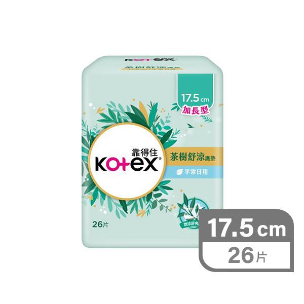 靠得住茶樹舒涼護墊26片17.5cm