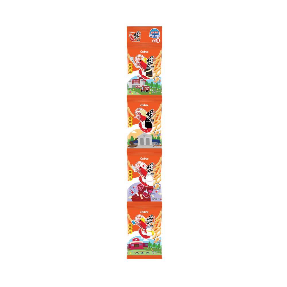 【即期品】Calbee蝦條4入-燒烤(效期:2025/08/26)