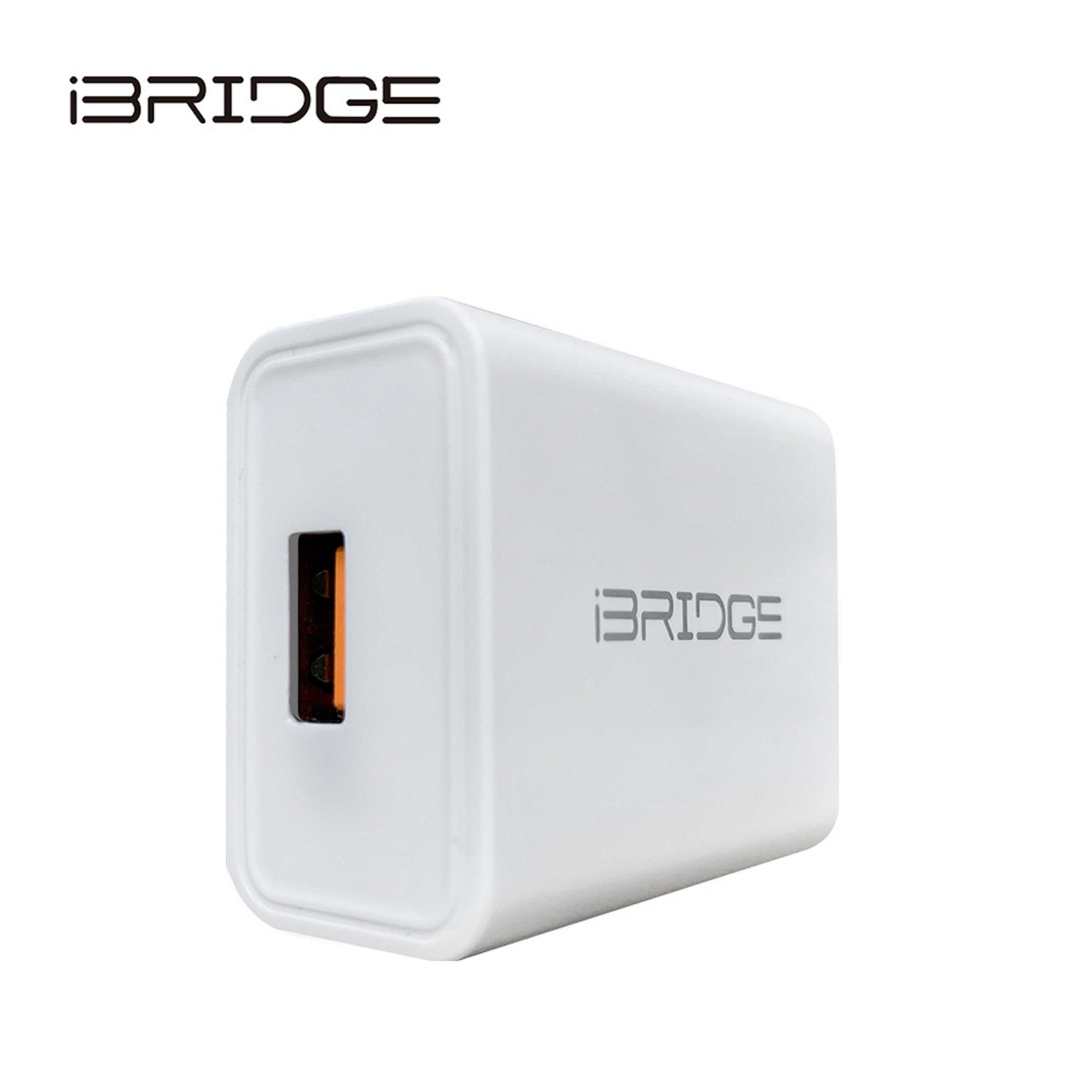 【iBRIDGE 】QC3.0 急速快充充電器((IBC004)(18W))