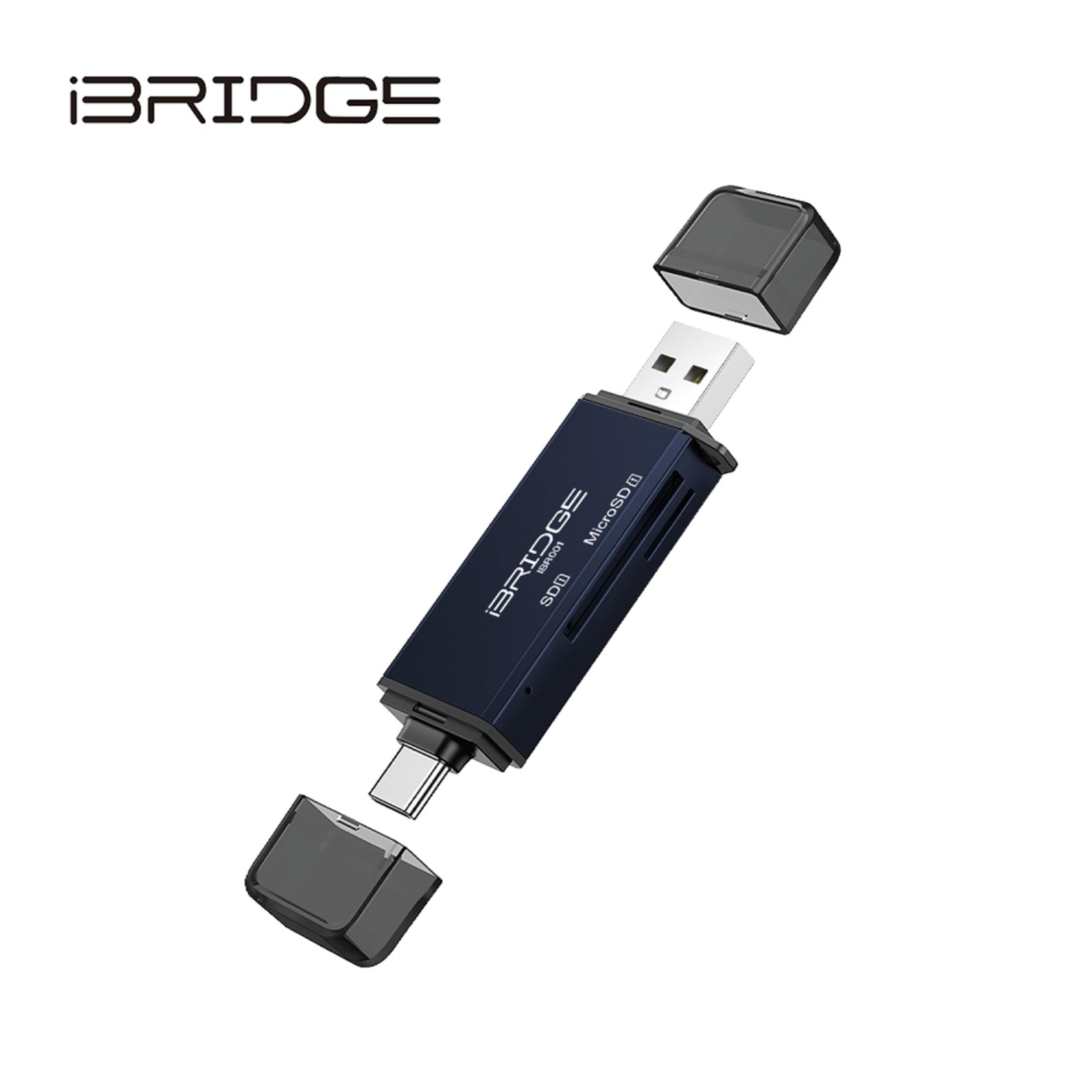 【iBRIDGE】3.0多功能OTG讀卡機((IBR001)(Type-c USB))