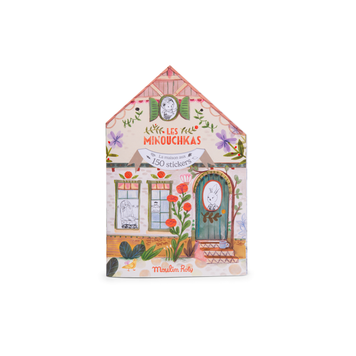 法國 Moulin Roty 米努奇卡斯彩色書與貼紙 (150小張)