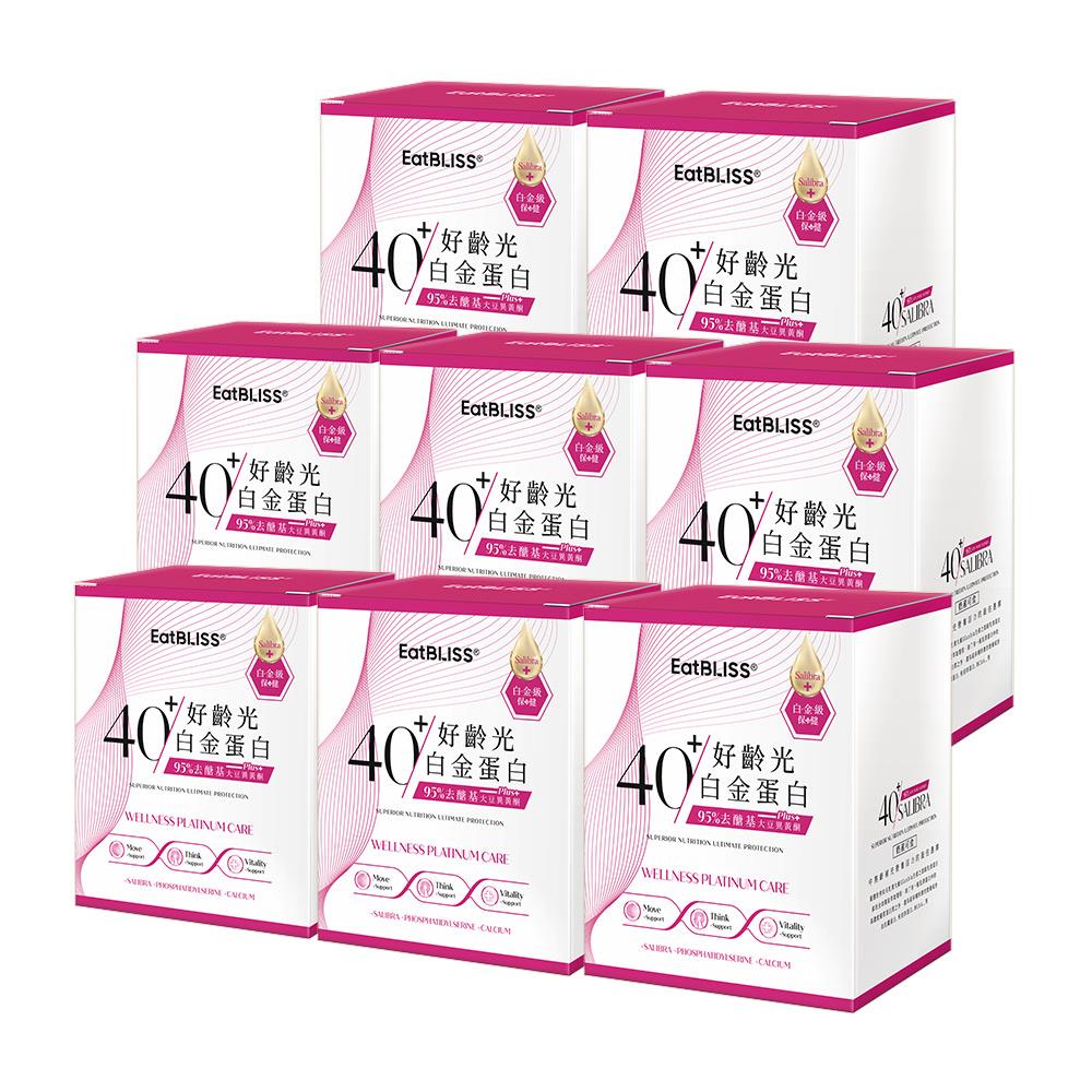 【EatBLISS益比喜】好齡光白金蛋白大豆異黃酮plus(桃/奶素)(10包/盒)x8盒