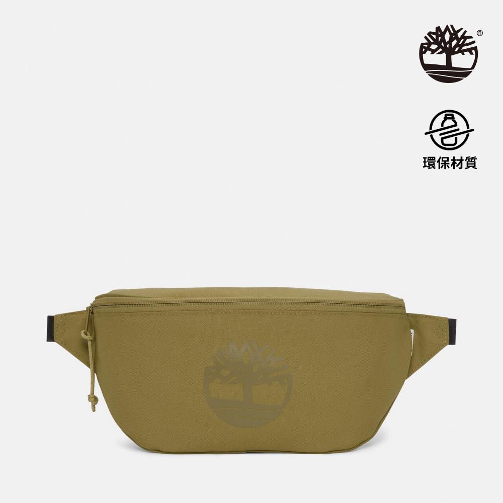 Timberland 中性深橄欖綠戶外斜背包|A5SVF302