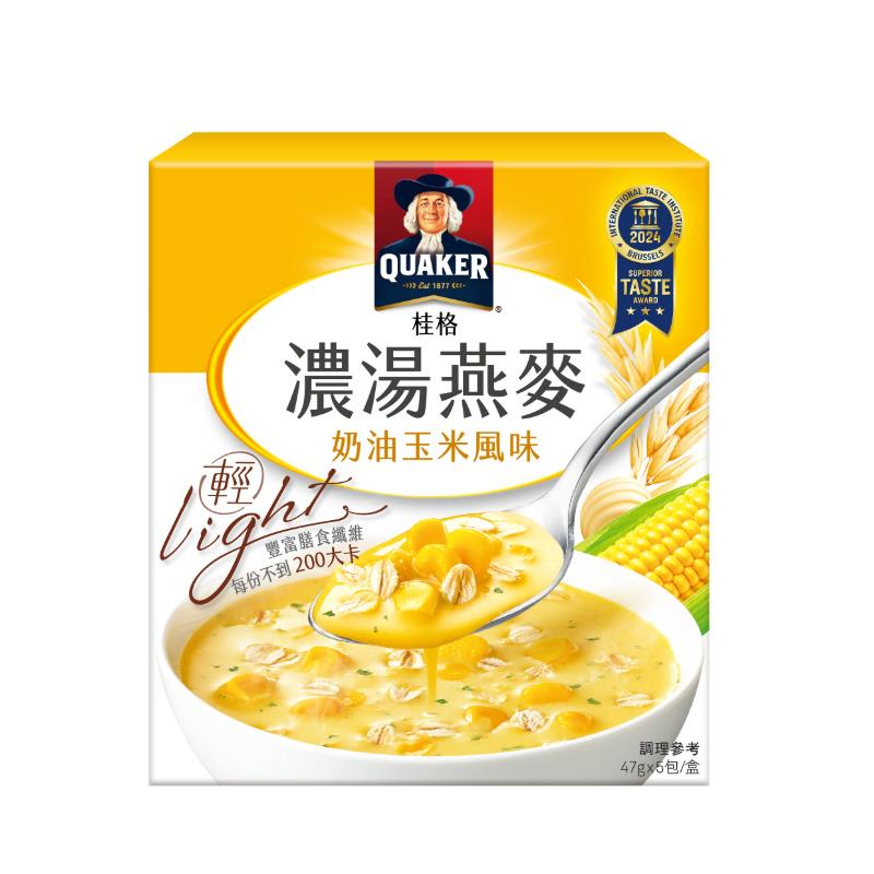 【桂格】濃湯燕麥-奶油玉米風味(47G*5包/盒)