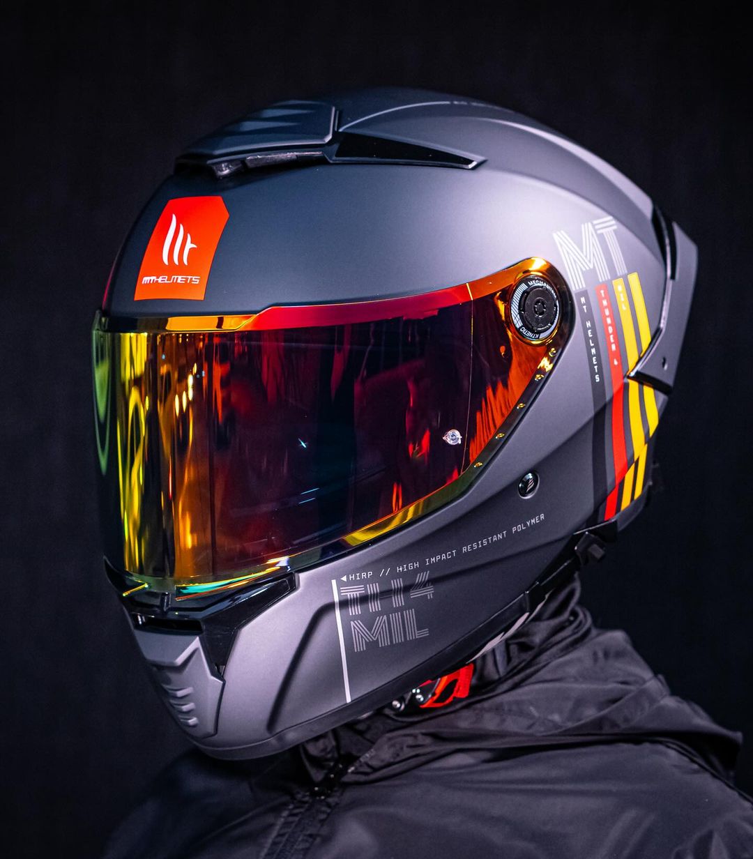 【新品訂購】MT THUNDER 4 SV #啞黑線條 雷神4 全罩式安全帽(內藏墨鏡)_2