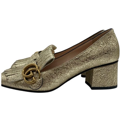 【台中廣三SOGO店】GUCCI/淺口皮鞋/361/2/408208