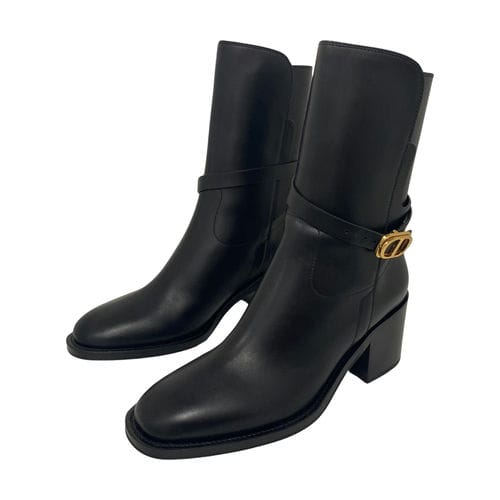 【忠孝復興店】Christian Dior/淺口皮鞋/38/Dior Empreinte boots