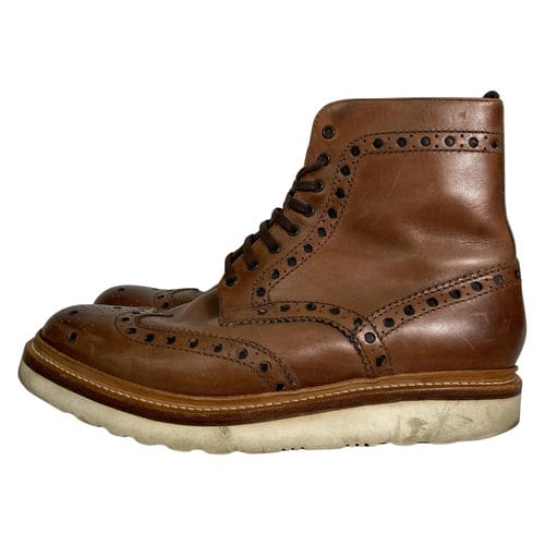 【南港店】GRENSON/綁帶靴/US7/5068 232V