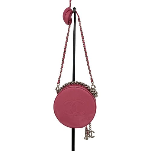 【忠孝敦化收購專門店】CHANEL/側背包//round patent bag